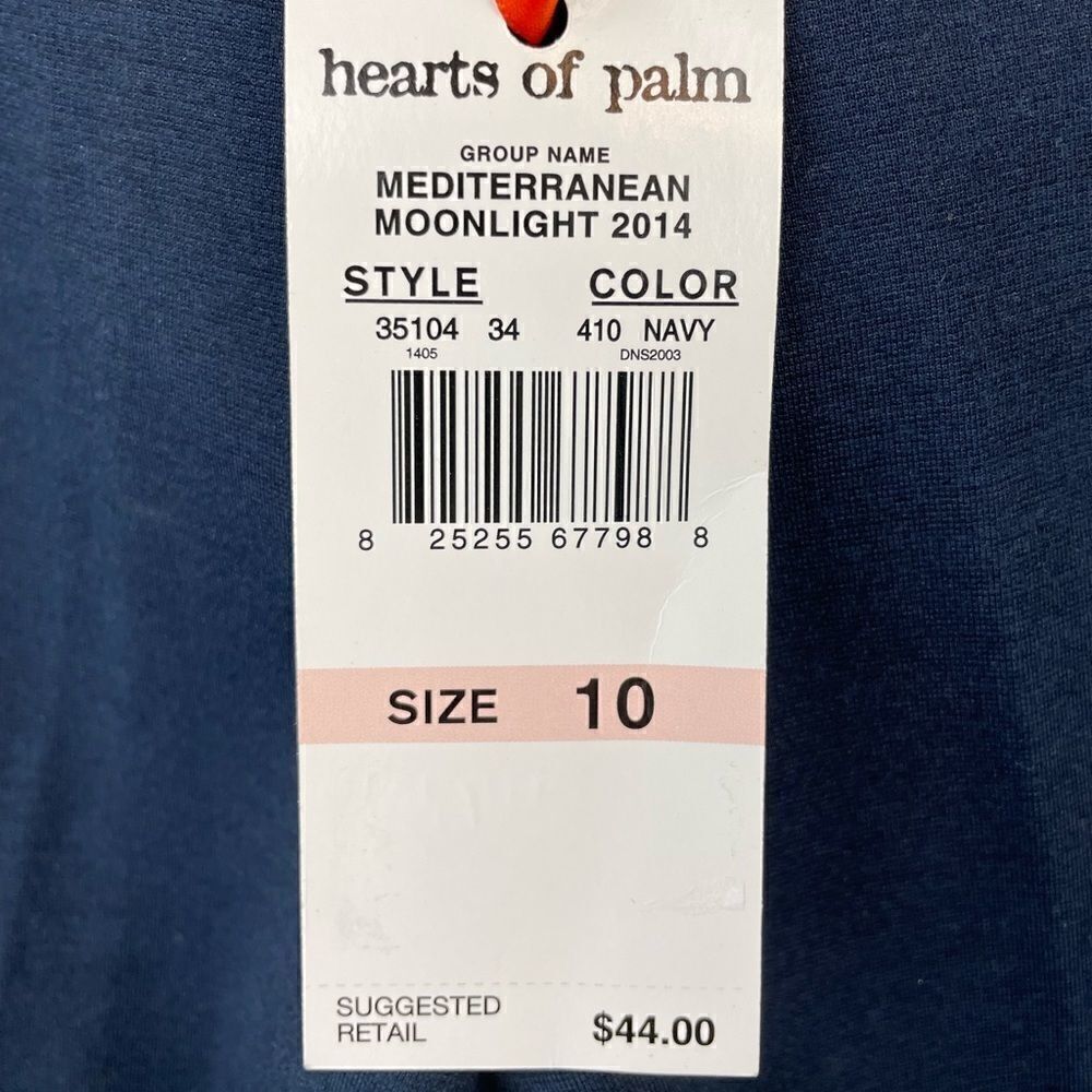 NWT Hearts of Palm Navy Blue Pants Size 10 - Picture 6 of 6